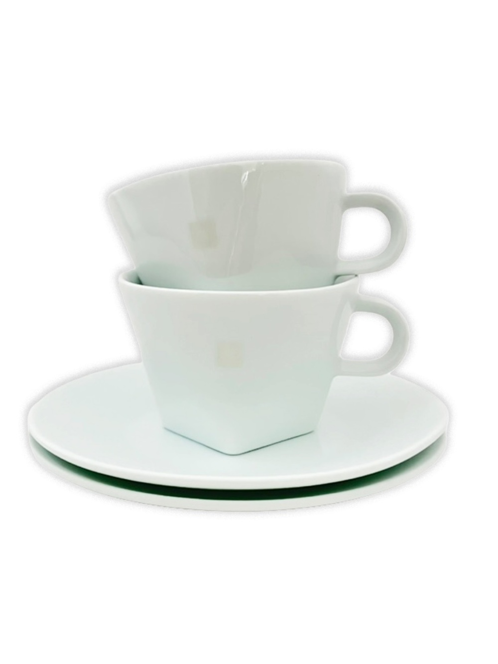 Nespresso Pure Cappuccino Cup & Saucers NEW